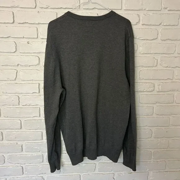 Old Navy Pullover V-neck Charcoal Gray Sweater‎ - Picture 5 of 5